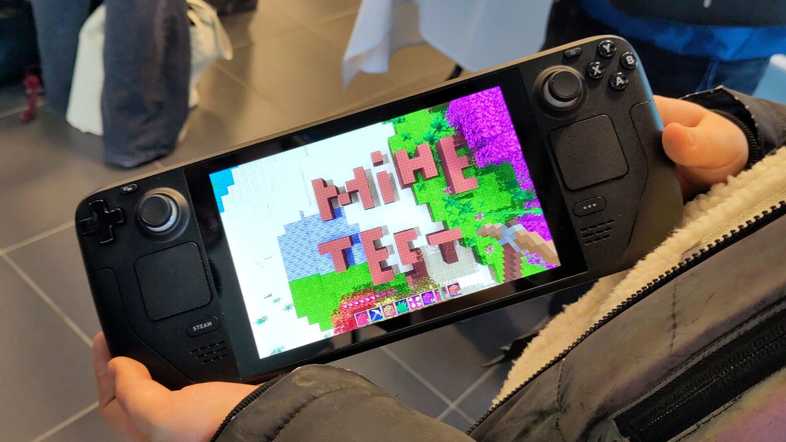 A Steam Deck handheld gaming PC
